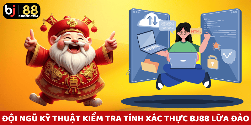 Đội ngũ kỹ thuật kiểm tra tính xác thực của phản ánh liên quan đến BJ88 lừa đảo.